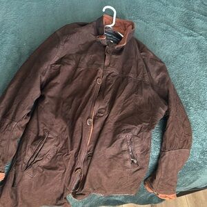 Large brown mens jacket